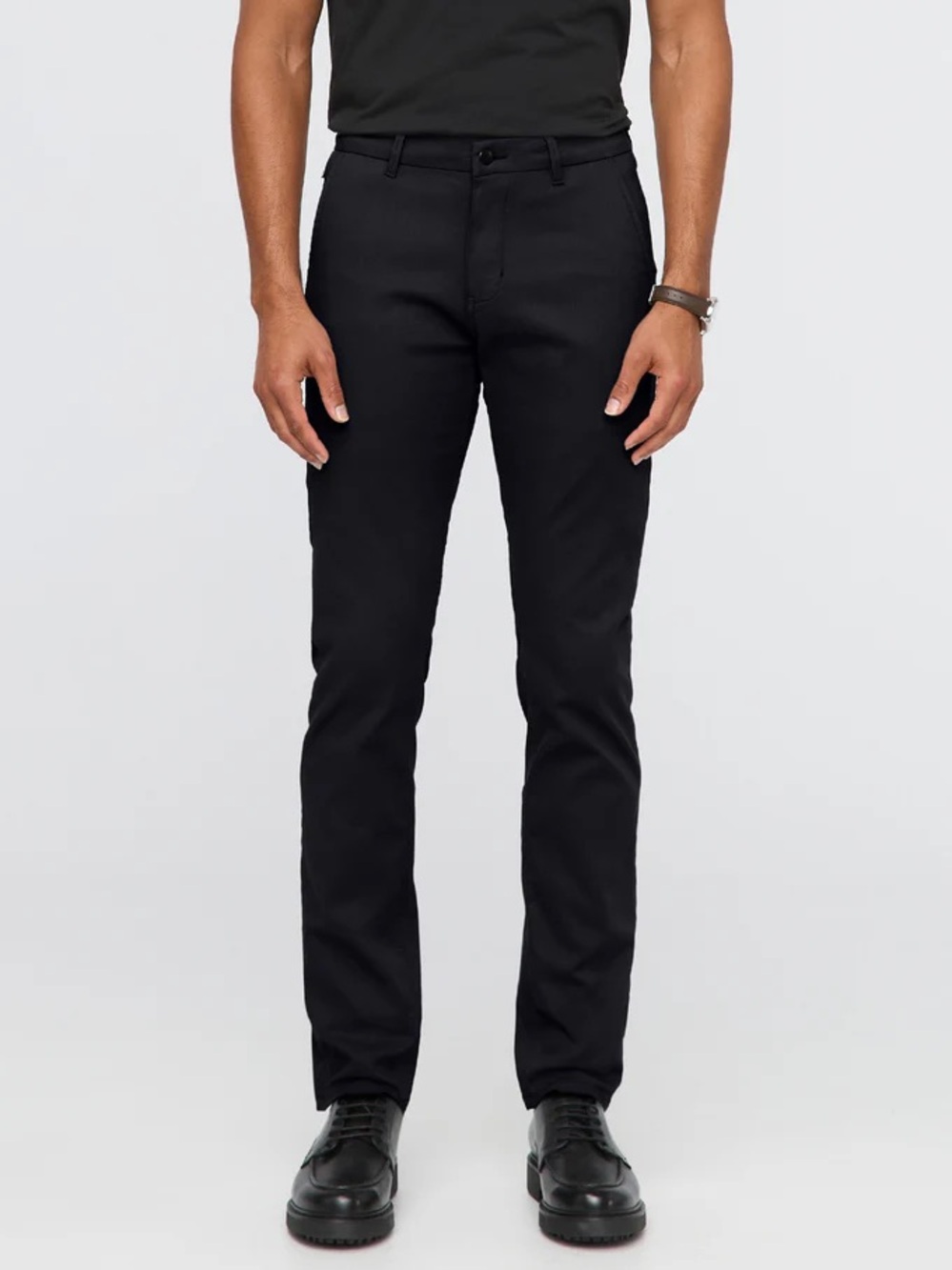 DU/ER Men’s  NuStretch Slim Straight Trouser - Black W32 L32